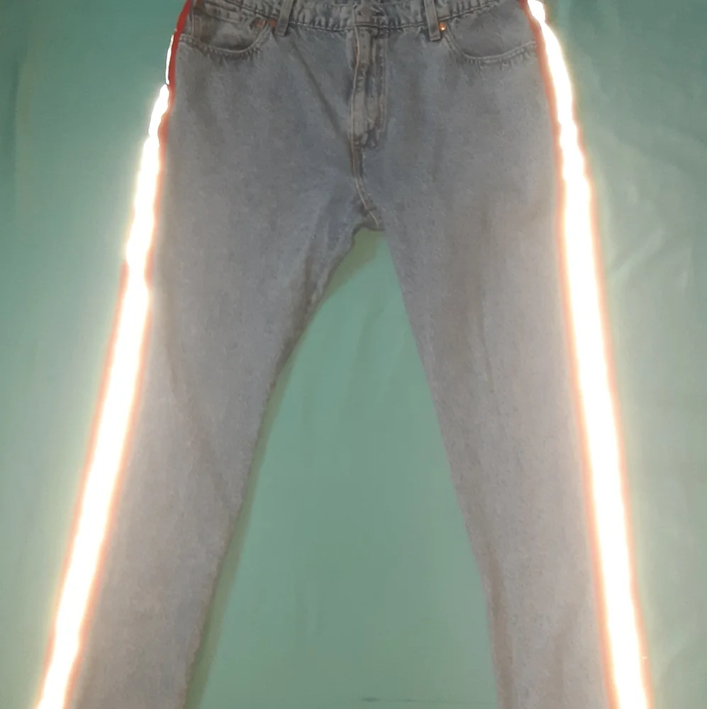 LEVI'S 512 JEANS WITH REFLECTIVE STRIPES, SIZE 40